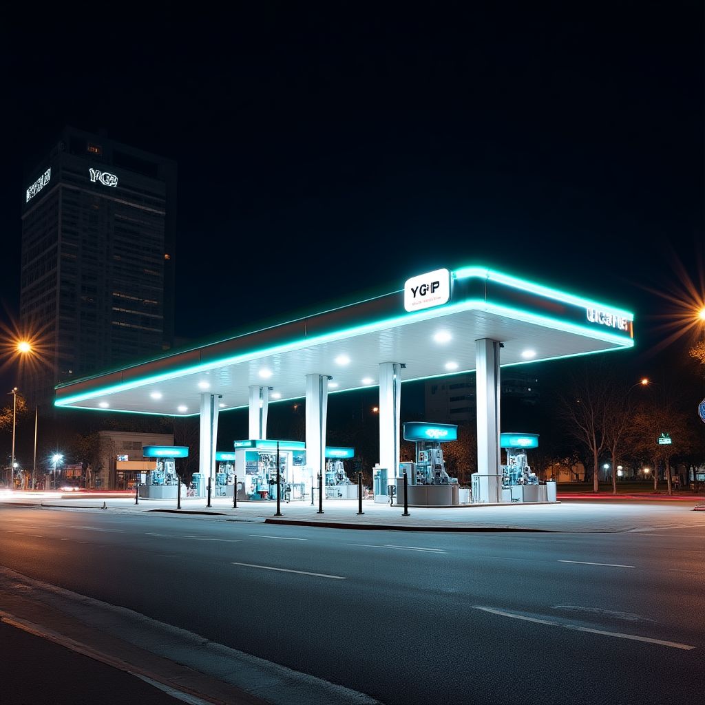 Estación YPF en Buenos Aires